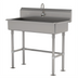 Thumbnail image #1 for One-Station ADA Floor-Mounted Service Sink with Electronic Faucet, 40 x 19-1/2 Inches