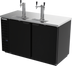 Thumbnail image #1 for Beverage-Air 58-Inch Direct Draw Beer Dispenser with Solid Doors, Dual Towers, and 3-Keg Capacity