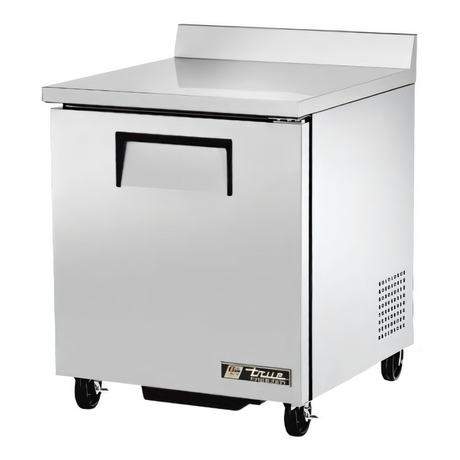 Product image #1 for True One-Section 1-Door Worktop Freezer, -10°F, Rear-Mounted Self-Contained Refrigeration, Stainless Steel Top with Rear Splash
