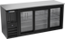 Thumbnail image #1 for Beverage-Air 72-Inch Three-Section Shallow-Depth Back Bar Refrigerator with Sliding Glass Doors