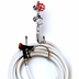 Thumbnail image #1 for Chrome-Plated Wall-Mount Single-Temperature Washdown Station with 50-Foot Hose and Stainless Steel Water Gun