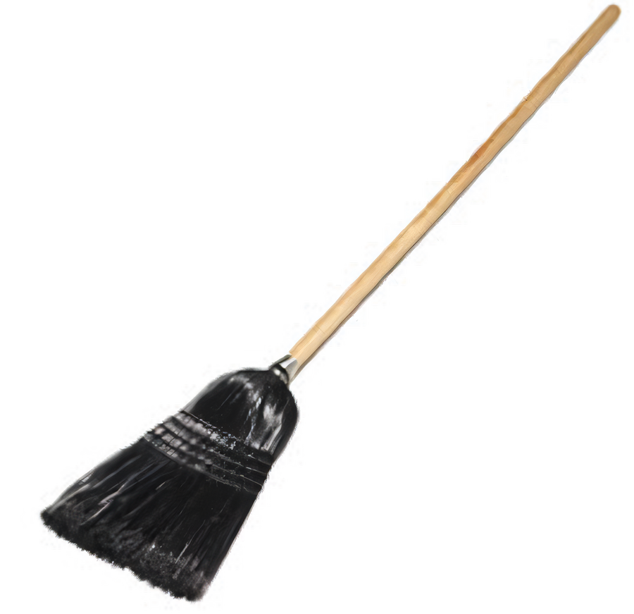 Product image #1 for Carlisle Maid/Parlor Whisk Corn Broom with 12-Inch Brush and 43-Inch Wood Handle