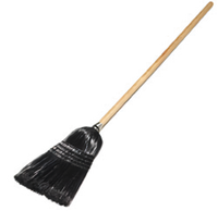 Carlisle Maid/Parlor Whisk Corn Broom with 12-Inch Brush and 43-Inch Wood Handle