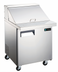 Thumbnail image #1 for Hurakan Mega Top Refrigerated Sandwich Prep Table, 27-Inch Wide, 1 Door, 5.7 Cu. Ft.