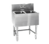 Thumbnail image #1 for Spec-Bar Two-Compartment Underbar Sink Unit, 24 Inch W x 19 Inch D, 304 Stainless Steel