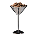 Thumbnail image #1 for American Metalcraft MART1 Stainless Steel Martini Glass Server, 10 oz. Case of 24