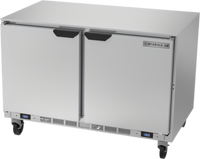 Beverage Air UCRF48AHC Dual Temp 48-Inch Undercounter Refrigerator/Freezer, 2-Section, Left Refrigerator/Right Freezer