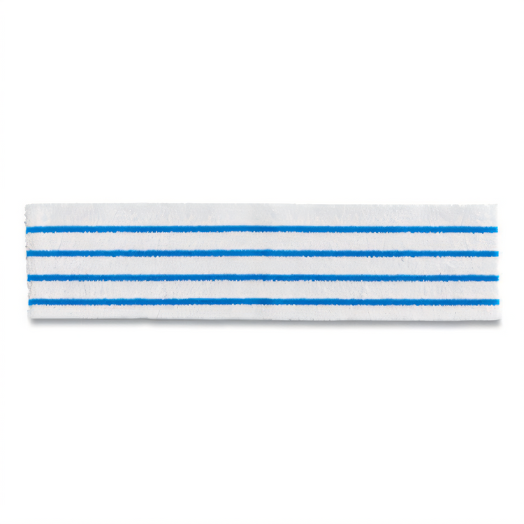 Product image #1 for Rubbermaid Commercial HYGEN Disposable Microfiber Floor Pad, 18-Inch, Blue Stripe, Case of 150