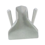 Thumbnail image #1 for Vollrath Fry Bagger 3672 Dual-Handle Plastic French Fry Scoop, Silver, 9 x 8 x 2 Inches Case of 6