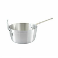 Winco 7 Qt Aluminum Round Fryer/Pasta Pan with Riveted Handle