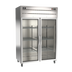 Thumbnail image #1 for 54-Inch Top-Mounted Two-Section Glass Door Reach-In Refrigerator, 43.1 Cu. Ft., Stainless Steel, 115V