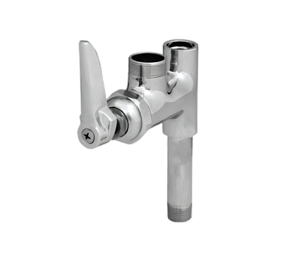 Product image #1 for T&S Brass Add-On Faucet for Pre-Rinse Units, Less Nozzle, 3/8 Inch NPT