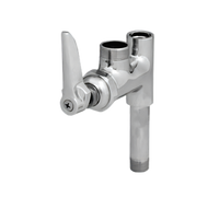 T&S Brass Add-On Faucet for Pre-Rinse Units, Less Nozzle, 3/8 Inch NPT