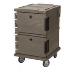 Thumbnail image #1 for Cambro Ultra Camcart® UPC1200194 Double-Compartment Front-Loading Insulated Food Pan Carrier, 90 Qt, 12 Full-Size 4-Inch Pan Capacity
