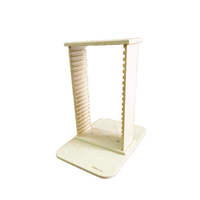 20-Slot Beech Plywood Serving Board Rack