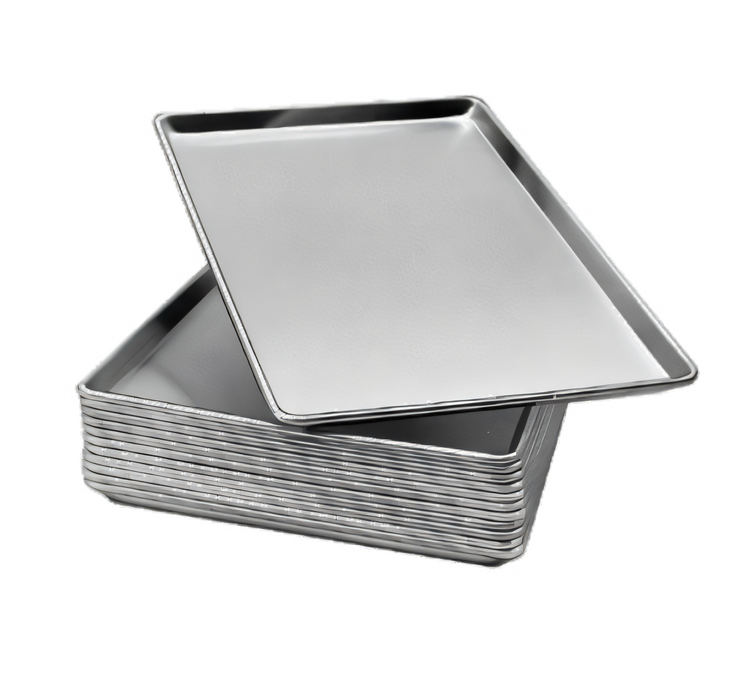 Product image #1 for Channel Manufacturing Full-Size Solid Aluminum Bun Pan with Rolled Edge