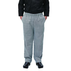 Thumbnail image #1 for Winco Signature Chef UNF-4KS Men's/Unisex Houndstooth Chef Pants, Relaxed Fit, Small Case of 24