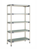 Thumbnail image #1 for MetroMax i 5-Shelf Polymer Starter Shelving Unit, 42 x 18 x 74 Inches, Open Grid, Blue