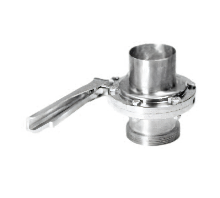 Product image #1 for Cleveland Range 3-Inch Butterfly Valve with Acme Thread for Steam Kettles