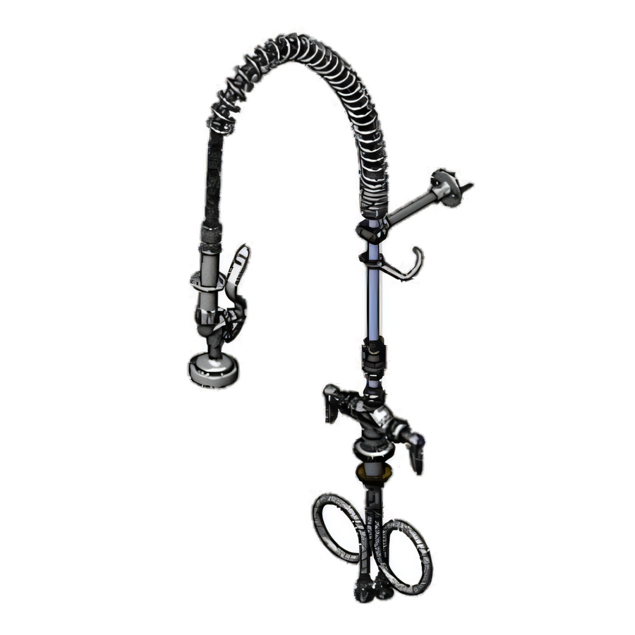 Product image #1 for T&S Brass EasyInstall Spring-Action Single-Hole Deck Mount Pre-Rinse Unit