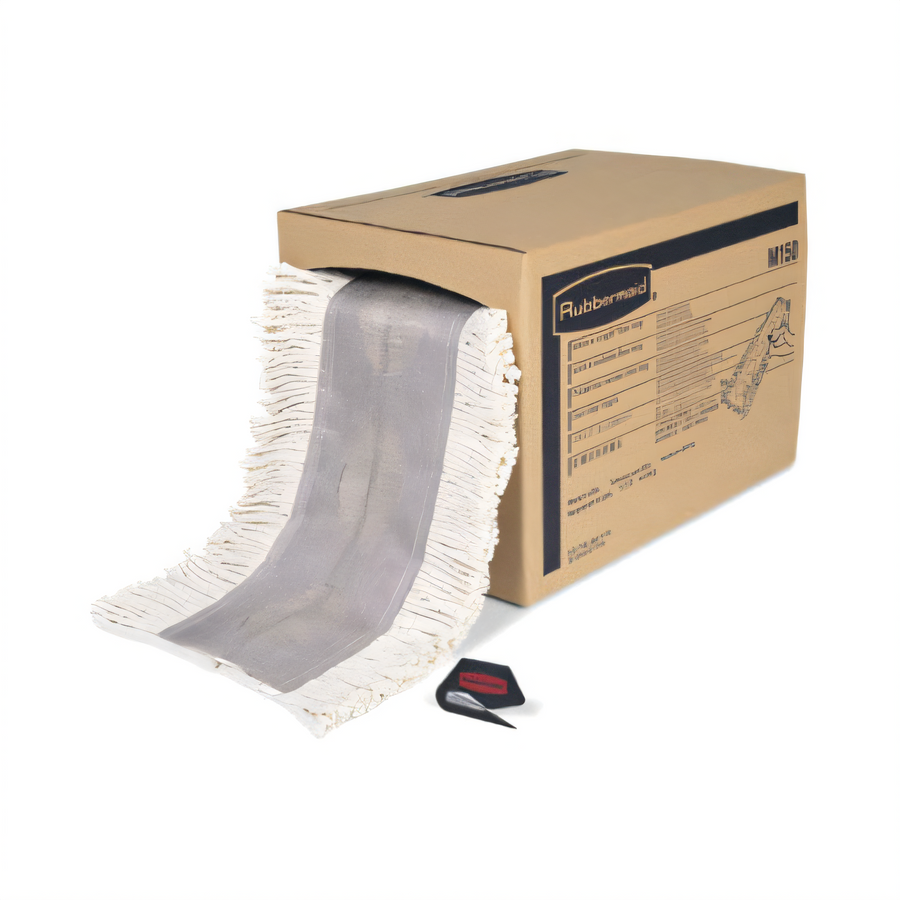 Product image #1 for Select-A-Length 40 Foot x 5 Inch 4-Ply Cotton Cut-to-Length Dust Mop Head Roll, White