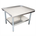 Thumbnail image #1 for BK Resources Economy Stainless Steel Equipment Stand with Adjustable Galvanized Undershelf, 36 x 30 Inches