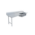 Thumbnail image #1 for Omcan 96-Inch Straight Soiled Dishtable with Dual Pre-Rinse Sinks, Left-to-Right Operation