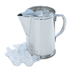 Thumbnail image #1 for Vollrath 2 Quart Stainless Steel Water Pitcher with Ice Guard and Hollow Handle