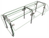 Thumbnail image #1 for Hatco Flav-R-Shield ES92-60 60-Inch Double-Sided Self-Service Sneeze Guard