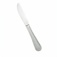 Winco Deluxe Pearl 9-Inch Dinner Knife, 18/8 Stainless Steel, Extra Heavy Weight, Mirror Finish