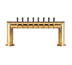 Thumbnail image #1 for 35-Inch Wide Pass-Thru Countertop Air-Cooled 8-Faucet Draft Beer Tower, PVD Brass Finish