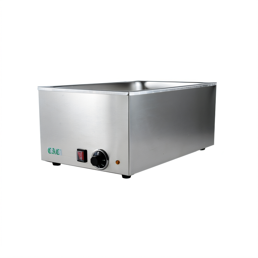 Product image #1 for CAC China Full-Size Countertop Wet Food Warmer, Single Compartment, Stainless Steel, 110V