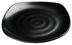 Thumbnail image #1 for Ardesia Rika 9-3/4-Inch Square Black Melamine Plate, 24/Case