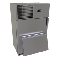 Glastender Wall-Mount Refrigerated Lettuce Crisper, 24 x 24 Inch, Self-Contained R290, 50-Head Capacity