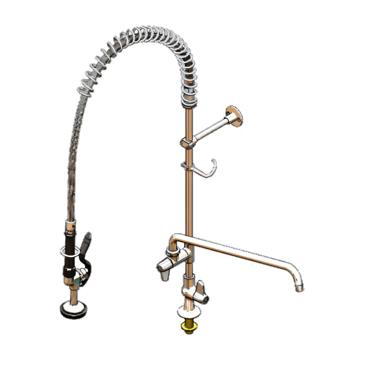 Product image #1 for Equip Single-Hole Deck-Mount Pre-Rinse Unit with 18-Inch Add-On Faucet