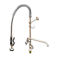 Equip Single-Hole Deck-Mount Pre-Rinse Unit with 18-Inch Add-On Faucet