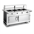 Thumbnail image #1 for Atlas Metal BLH-5-H 5-Well Electric Mobile Hot Food Serving Counter