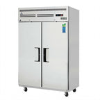 Thumbnail image #1 for Everest Refrigeration ESR2 Two-Section Reach-In Refrigerator, 48 Cu. Ft., Solid Self-Closing Doors, Top-Mounted Refrigeration, Stainless Steel