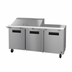 Thumbnail image #1 for Hoshizaki Steelheart SR72B-18M 72-Inch Three-Section Mega Top Reach-In Refrigerator Prep Table with 18-Pan Top Rail