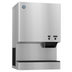 Thumbnail image #1 for Hoshizaki DCM-500BAK Countertop Air-Cooled Sanitary Cubelet Ice Machine and Water Dispenser with 40 lb Built-In Storage