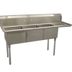 Thumbnail image #1 for Serv-Ware E3CWP1515R-15 Compartment Sinks
