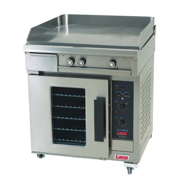 Product image #1 for Lang 30 Inch Electric Range with Snap Action Griddle Plate and Convection Oven Base