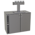Thumbnail image #1 for Glastender C1SB44-DD One-Zone Side-Serviced Bar Profile Draft Dispensing Cooler, 44-Inch, Two-Section