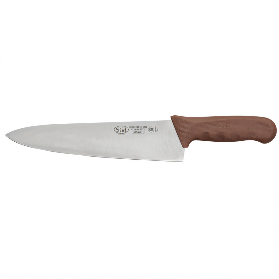 Product image #1 for Winco Stäl KWP-100N 10-Inch Stamped Chef's Knife with Brown Polypropylene Handle