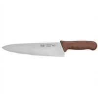 Winco Stäl KWP-100N 10-Inch Stamped Chef's Knife with Brown Polypropylene Handle