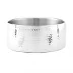 Thumbnail image #1 for American Metalcraft DWBH10 10-Inch Round Double-Wall Stainless Steel Hammered Serving Bowl, 156 oz. Case of 8