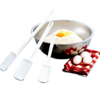 Thumbnail image #1 for Vollrath SoftSpoon™ 52113 Spoonula with 13-1/2" Thermoplastic Blade and White Handle Case of 6