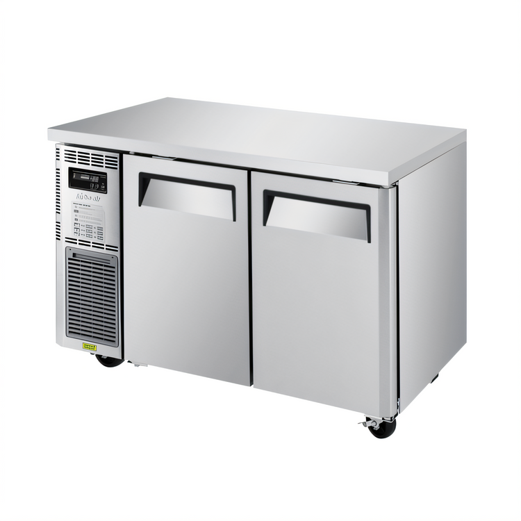Product image #1 for Turbo Air J Series Narrow 2-Section Side-Mount Undercounter Freezer, 8.92 Cu. Ft.