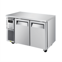 Turbo Air J Series Narrow 2-Section Side-Mount Undercounter Freezer, 8.92 Cu. Ft.