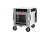 Thumbnail image #1 for Metro HotBlox Narrow 4-Pan Pass-Thru Undercounter Heated Holding Cabinet with Digital Touchscreen, Clear Front and Solid Rear Doors